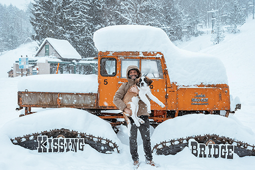 Kissing Bridge Rhett and Maple