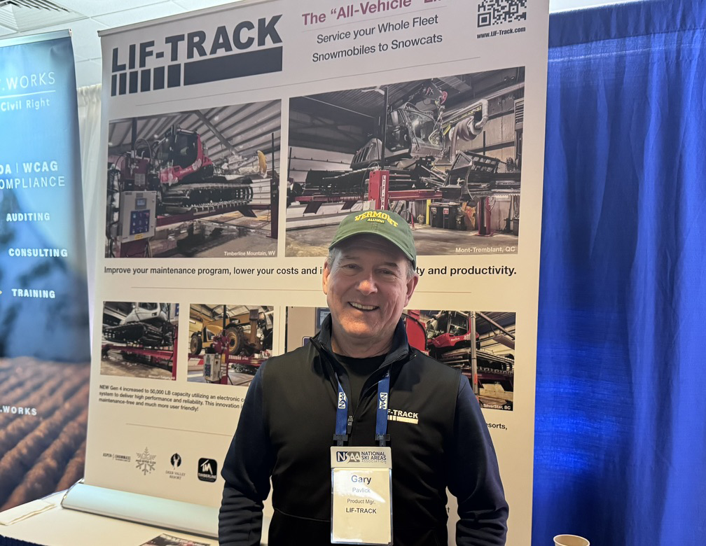 Gary Pavlick President Of LIF TECH Equipment Inc. Enjoying The Trade Show