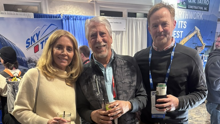 Geraldine Link Director Of Public Policy At NSAA With Les Otten The Balsams And Ryan Patrick Safehold Sports