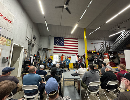 Packed house for older fixed grip roundtable 