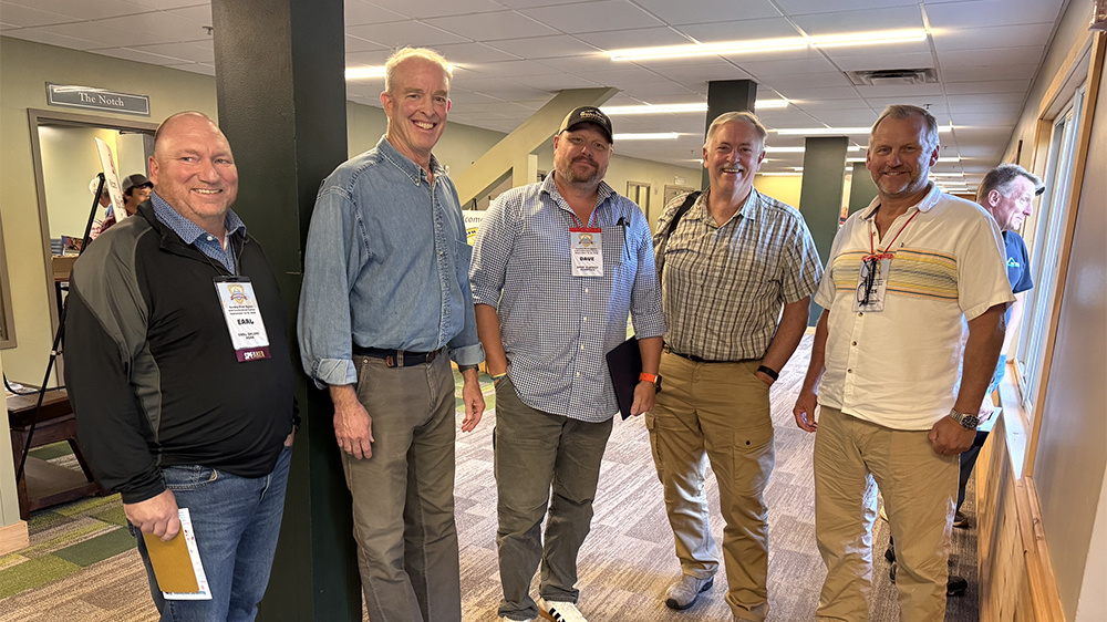 Left To Right  Earl Saline NSAA  Chip Seamans  David Ulbrich Gunstock Mountain Resort  UNKNOWN  And Kris Blomback Pats Peak Ski Area