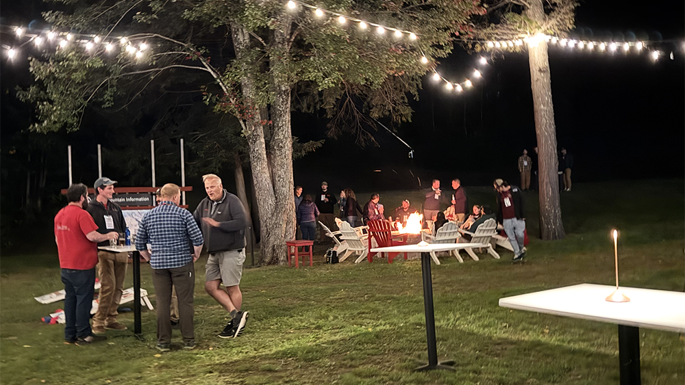Live Music Filled The Air During The Outdoor Dinner