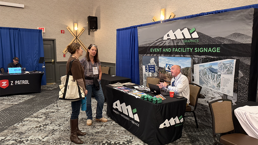 Ski New Hampshire S Jessyca Keeler And Kathleen Harrigan Talk Shop With AMI Graphics  Bryan Delaney