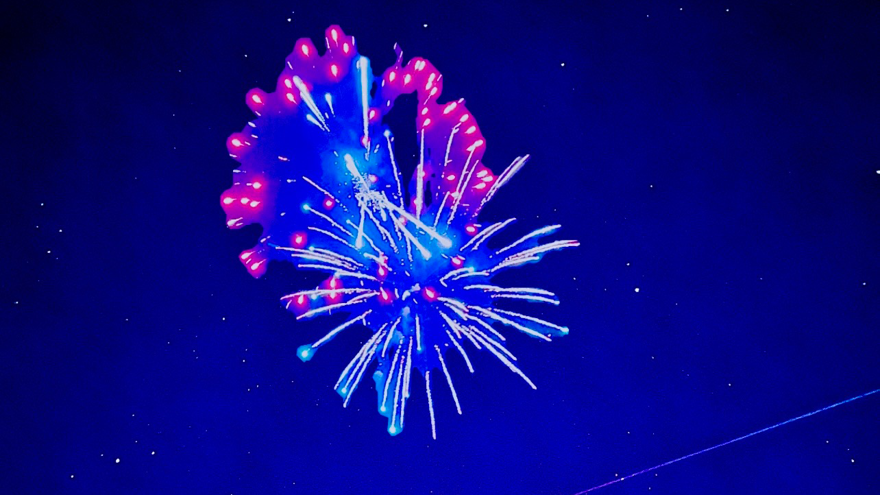 There Was A Terrific Fireworks Display From Young Explosives On The Opening Night