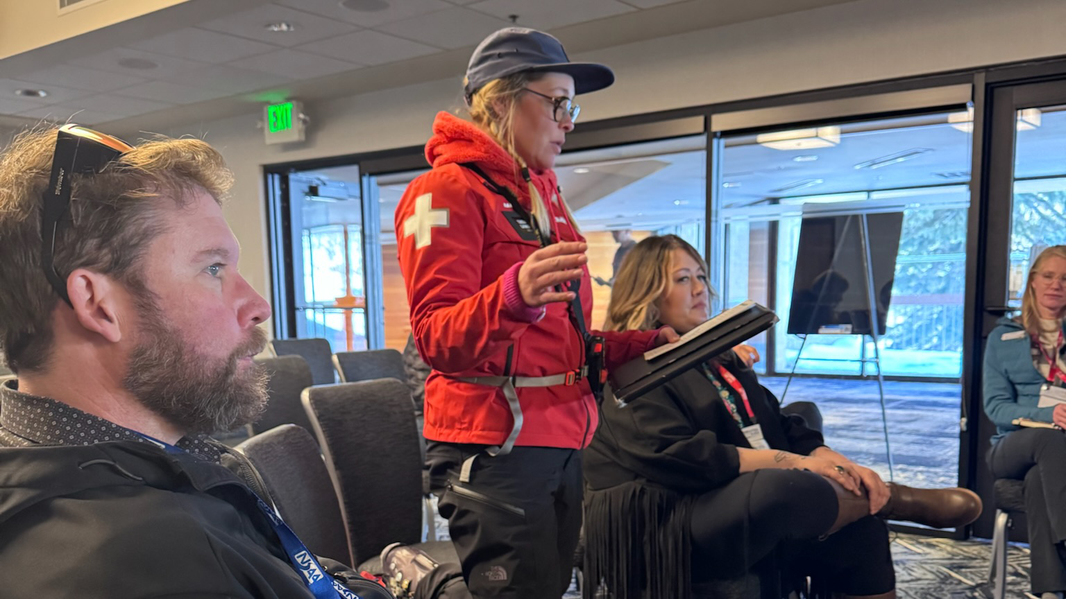 Tatiana Lawson Ski Patrol Dir. At Sun Valley Resort At A Leadership Session