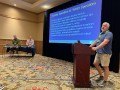 Dave Bryd from NSAA  Tim Bruce and Colin Russell from Safehold presenting the  Risk Mitigation  session  