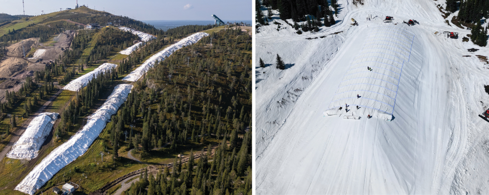 Ruka Sun Peaks Snow Storage