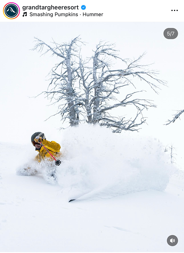 Grand Targhee Other Uses Music on Instagram 1