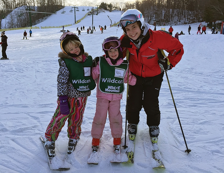 High school kids staff 90 percent of departments at Wild Mountain near Taylors Falls, Minn.