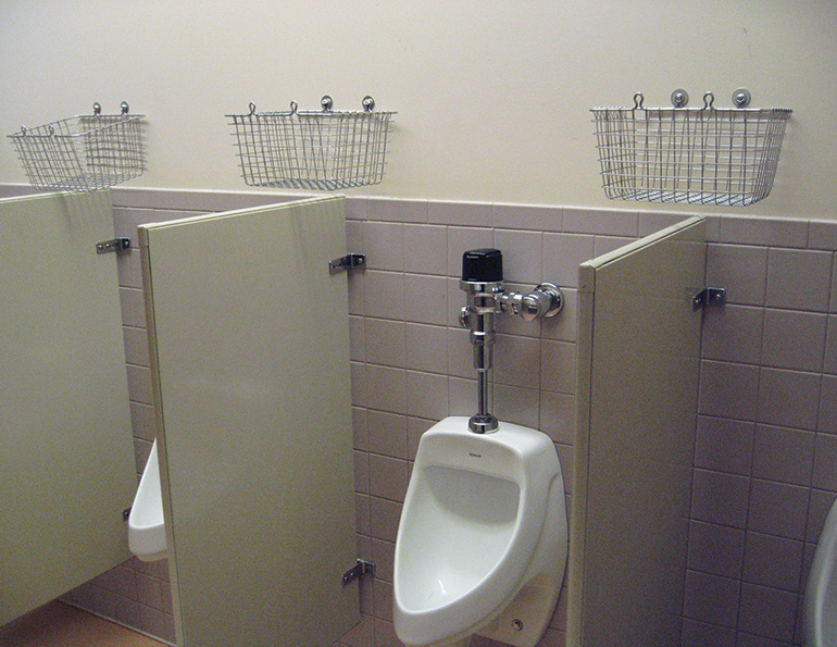 bathroom baskets for ski gloves and hats