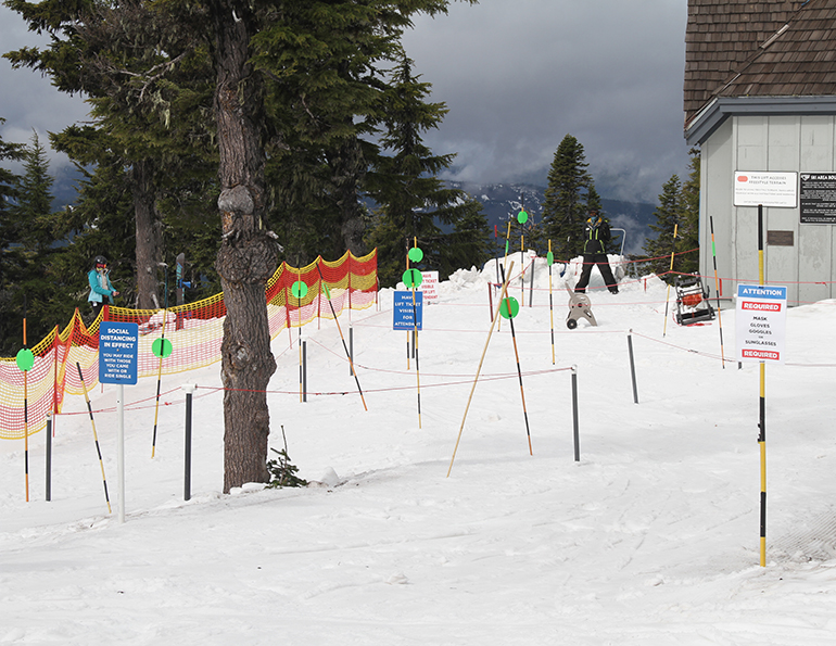 Timberline reopens lift line signs