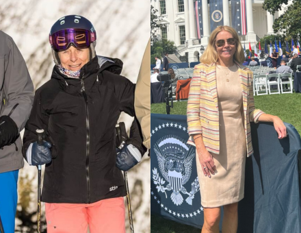 Pat Campbell and Geraldine Link