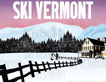 SkiVermontPoster