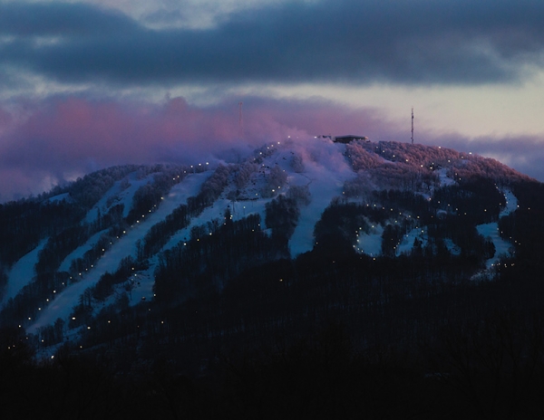 Ski Bromont in Quebec is North America's largest night skiing operation, running all lifts and 100 of 140 trails under the lights.