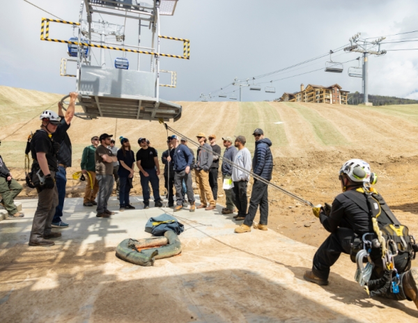 A new four-week lift maintenance course at Steamboat, Colo., this May, providing hands-on, on-site experience for 14 participants from across Alterra’s resorts.