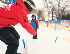 The Burton Riglet Park at Smugglers' Notch, Vt., will be a crucial tool for lessons at the resort this season.