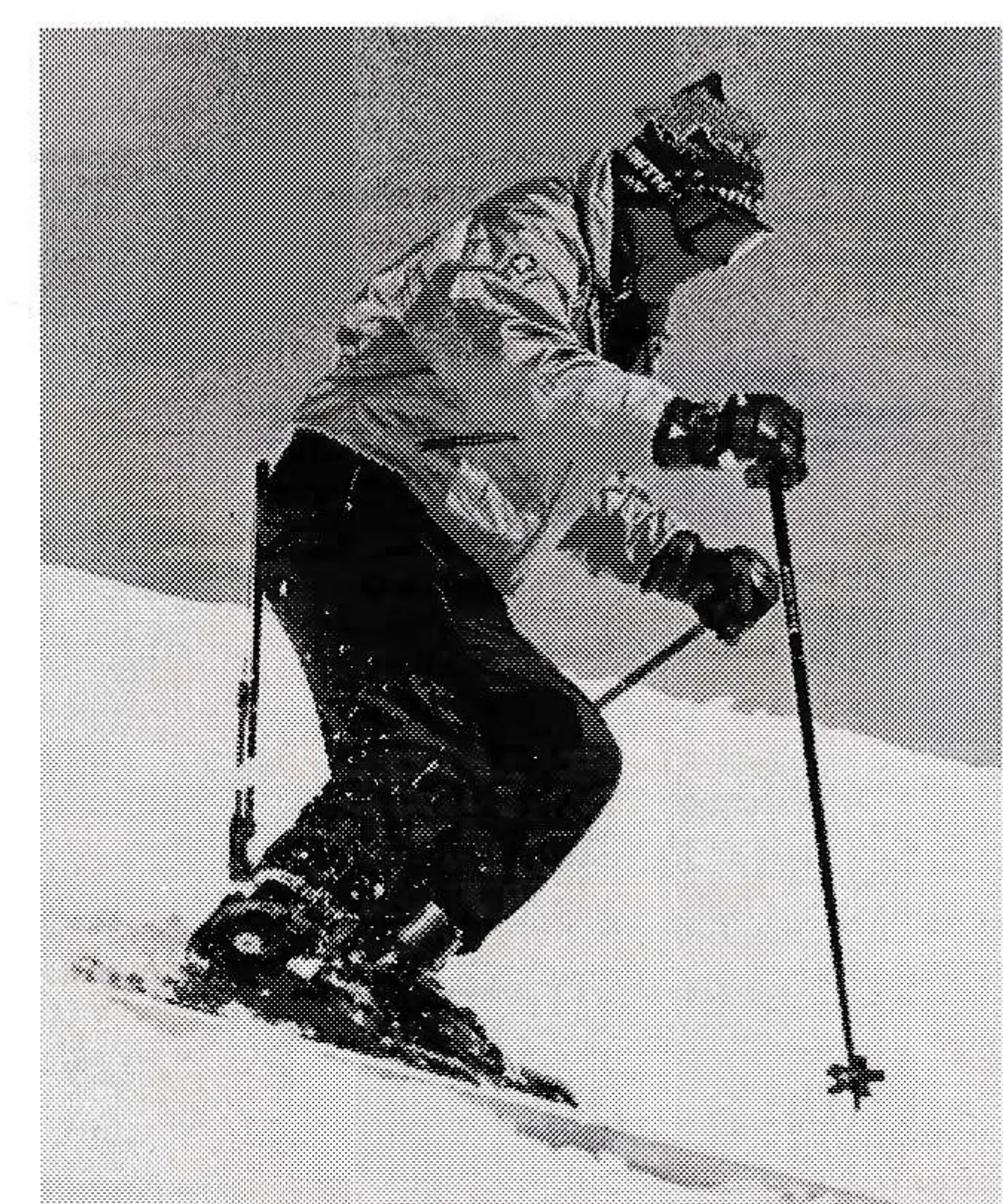 The device exerts a downward pressure on skis, stabilizing them in inconsistent conditions. (Photo by Scott Martin)