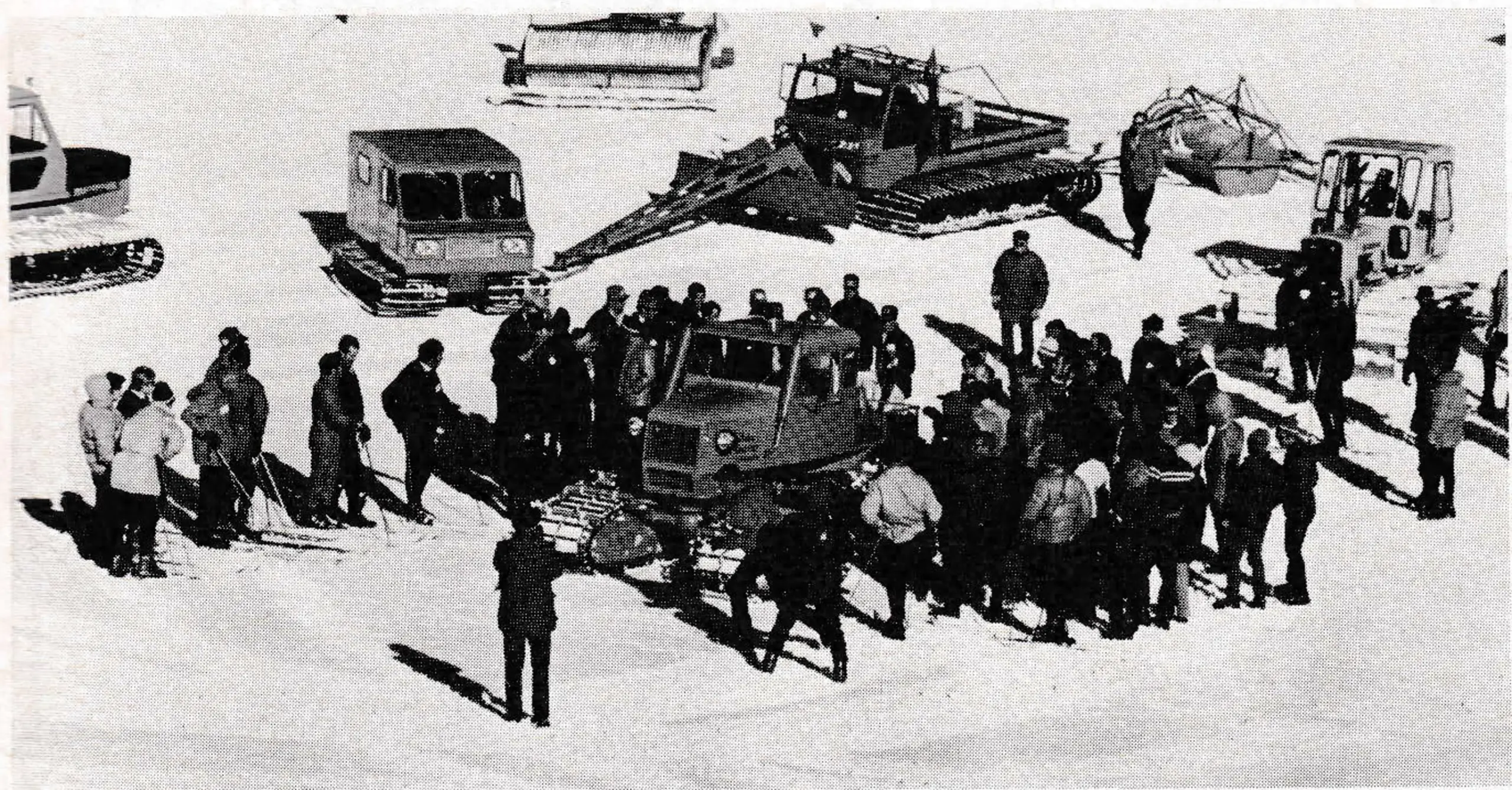 Area operators inspect equipment during last year's slope-grooming conference at Winter Park.