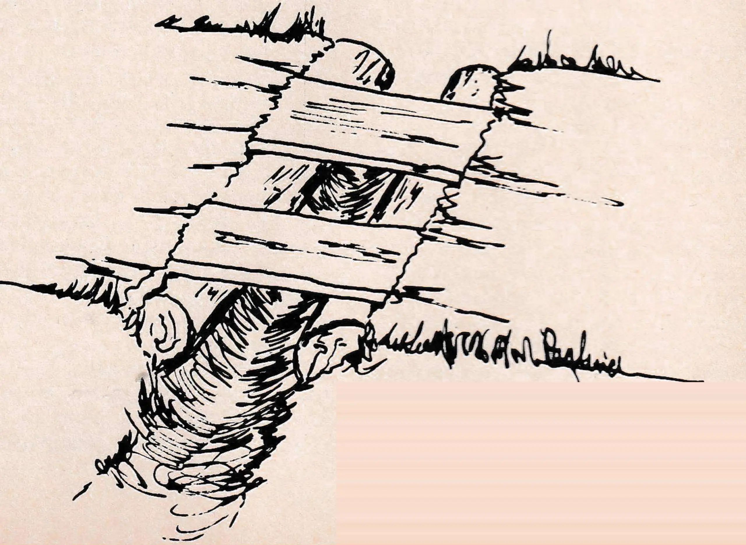 FIGURE 2—Simple log-road culvert permits vehicle access, is easy to keep clean.