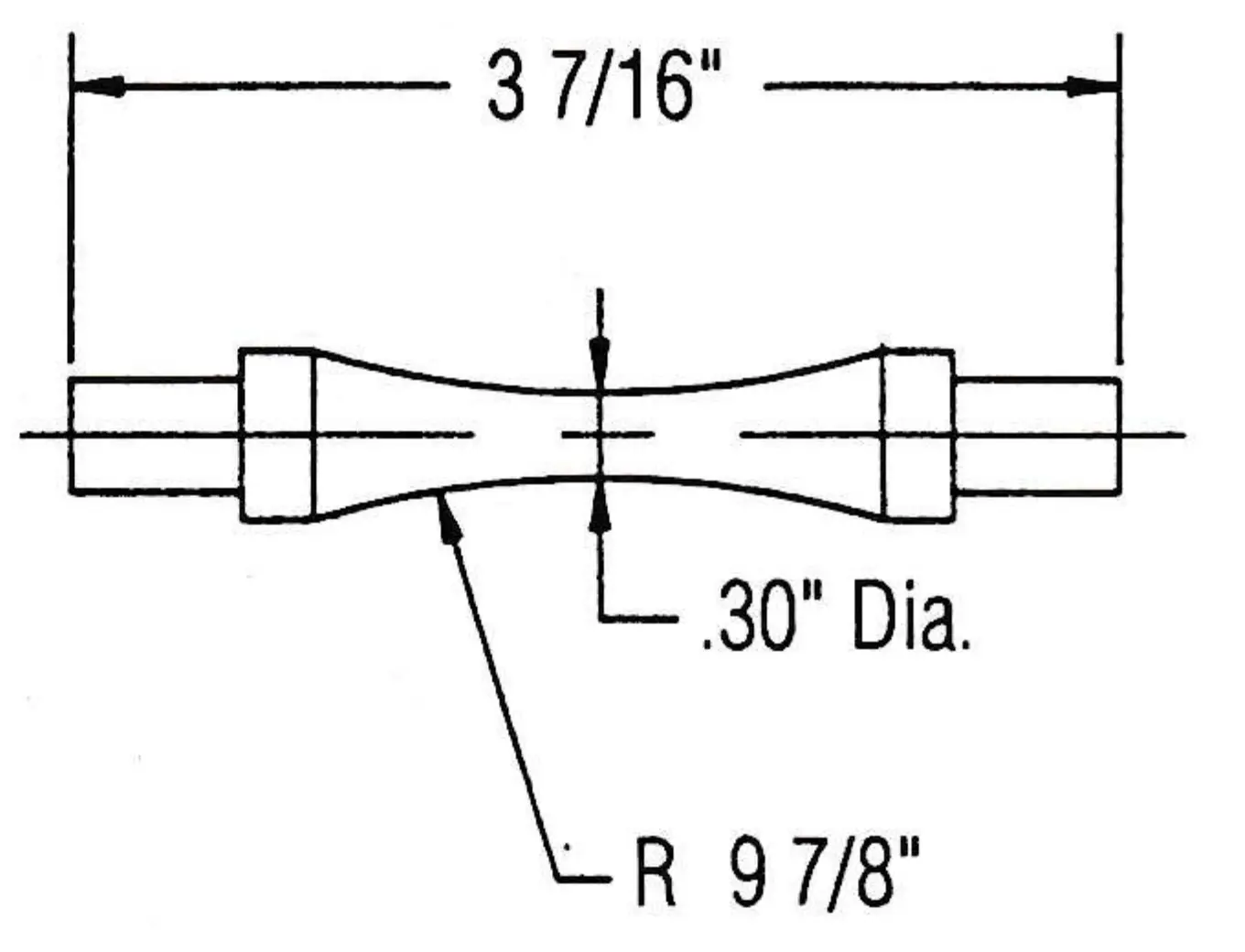 Fig. 3 – Rotating beam specimen.