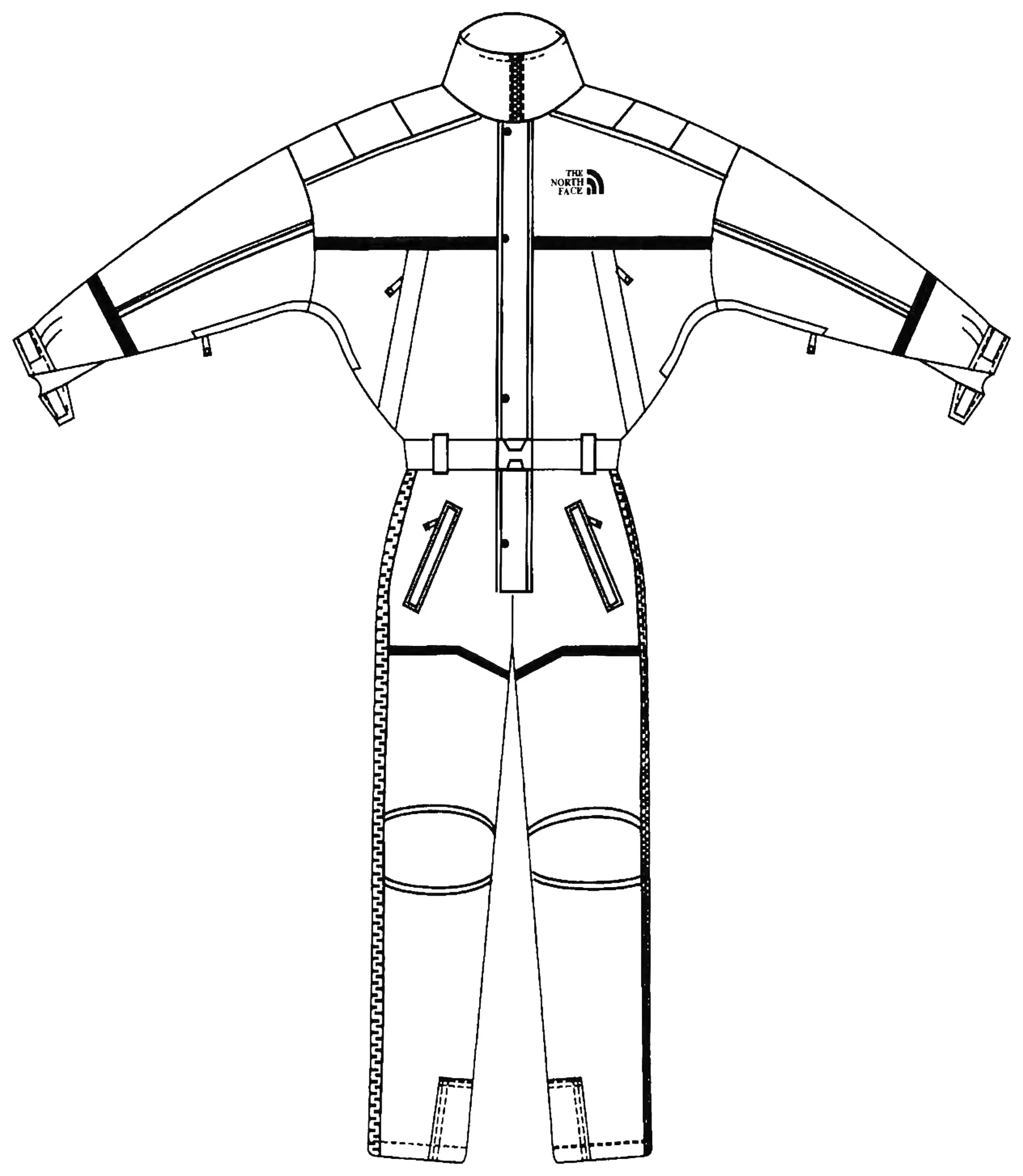The North Face snowmaker's suit.