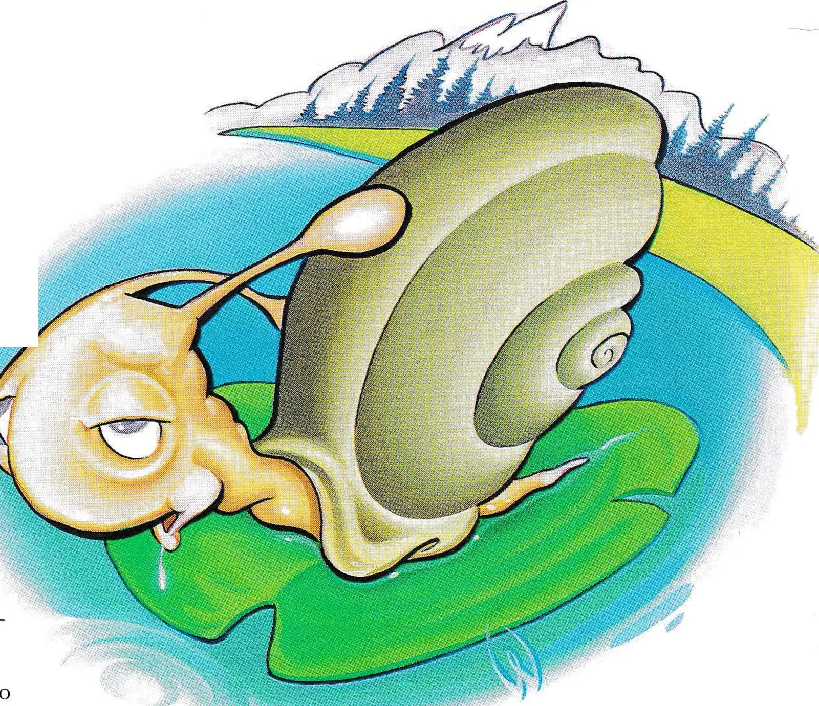 Illustration of a snail