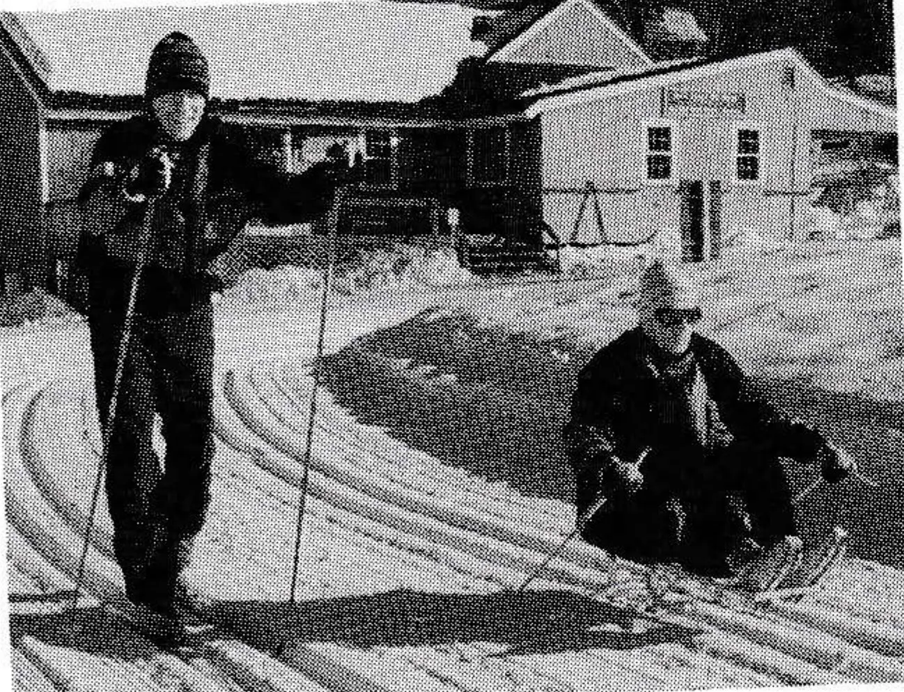 Sit-ski on the cross country trails at the Jackson Ski Touring Foundation