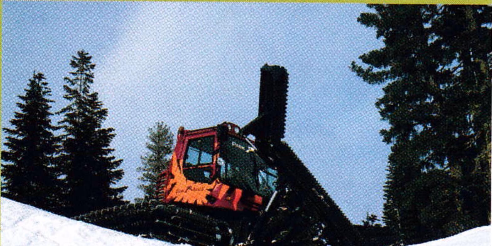 Kässbohrer's new Park Bully has a near-vertical range of motion for its blade and attachments.