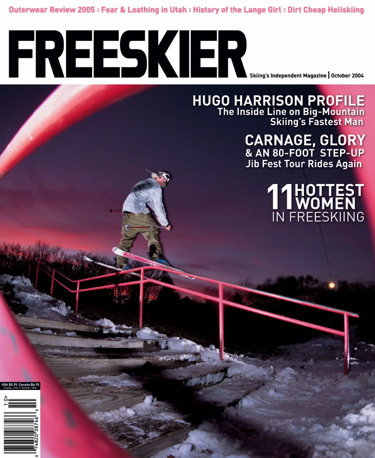 Cover of the October Freeskier magazine