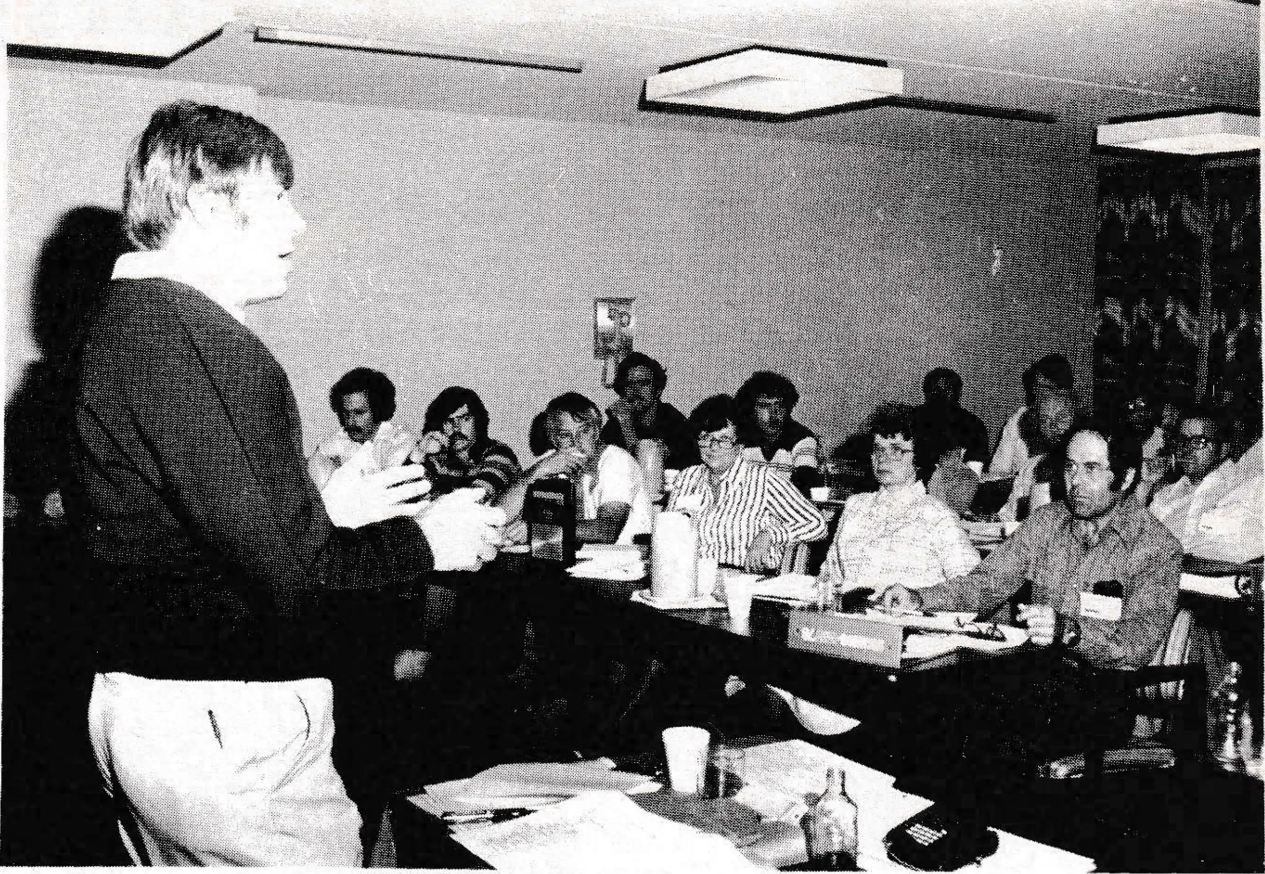 Chuck Greenidge lectures on ski rental shop management