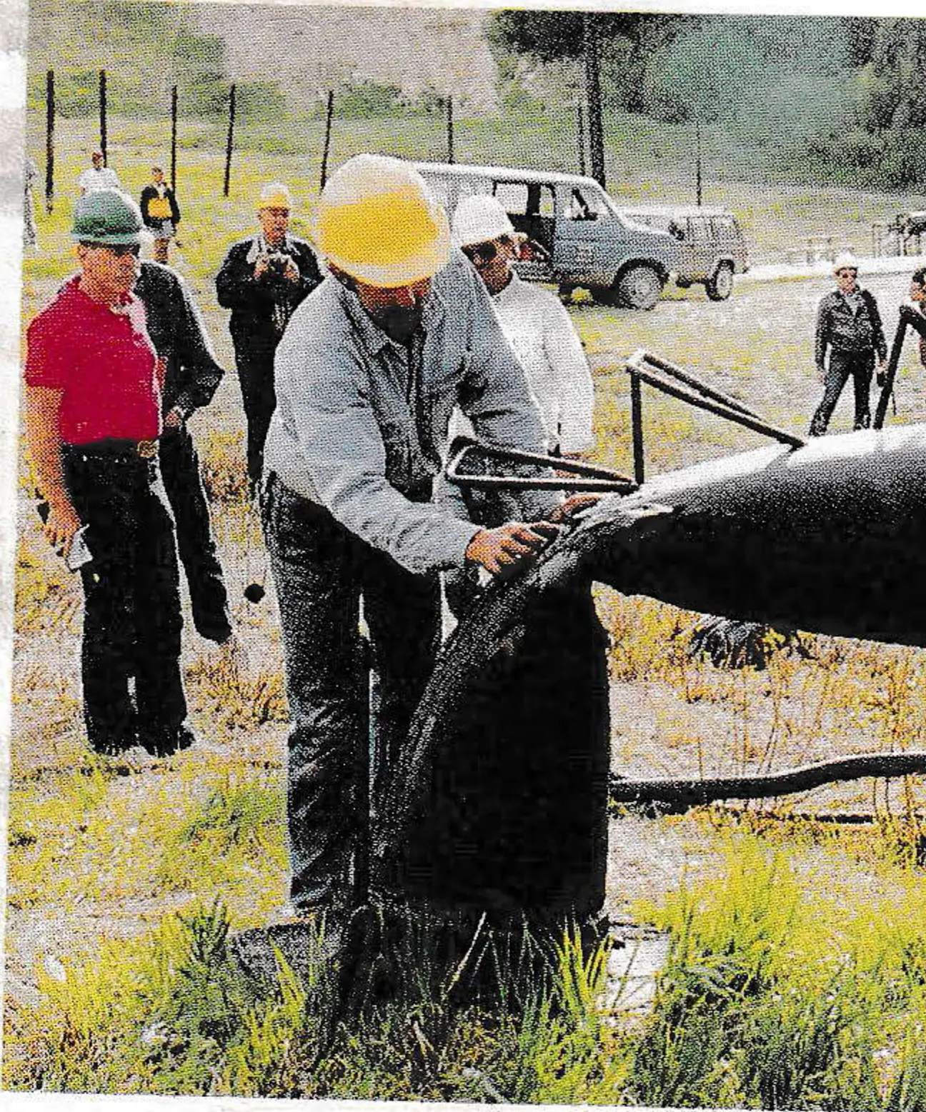 The deep block footing foundation design of Tower 5 showed little movement, but the tower structure failed by bending.