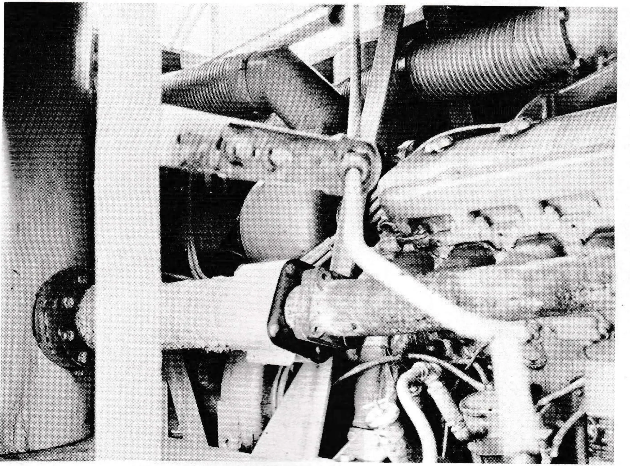 The muffler (far left) has a greater noise-dampening effect due to its size.