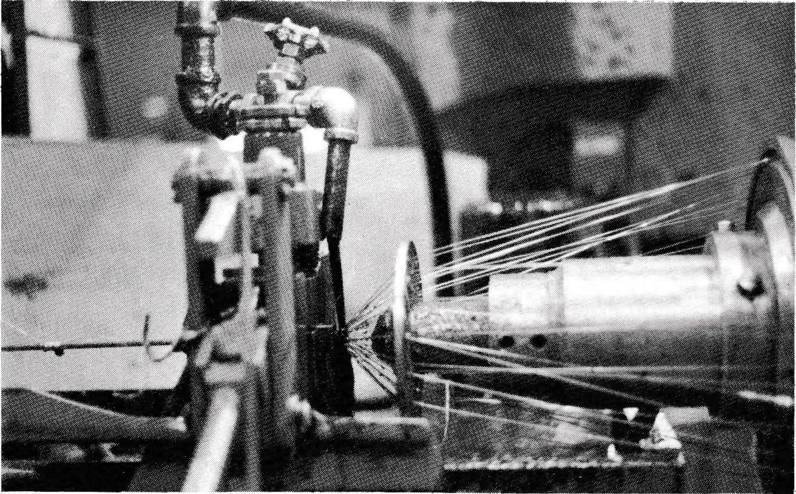 Each wire in each strand is throughly coated at time of manufacture by pumping a suitable lubricant on the wires at stranding operation. Excess lubricant is removed from surface of strand by using rubber band wipes.