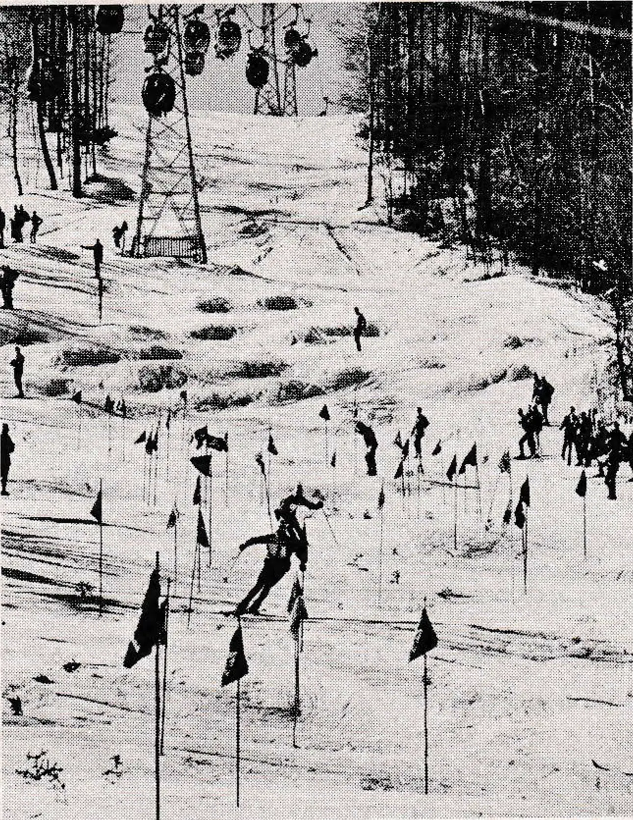 The Exhibition run, site of winter racing activity at Mt. Snow.