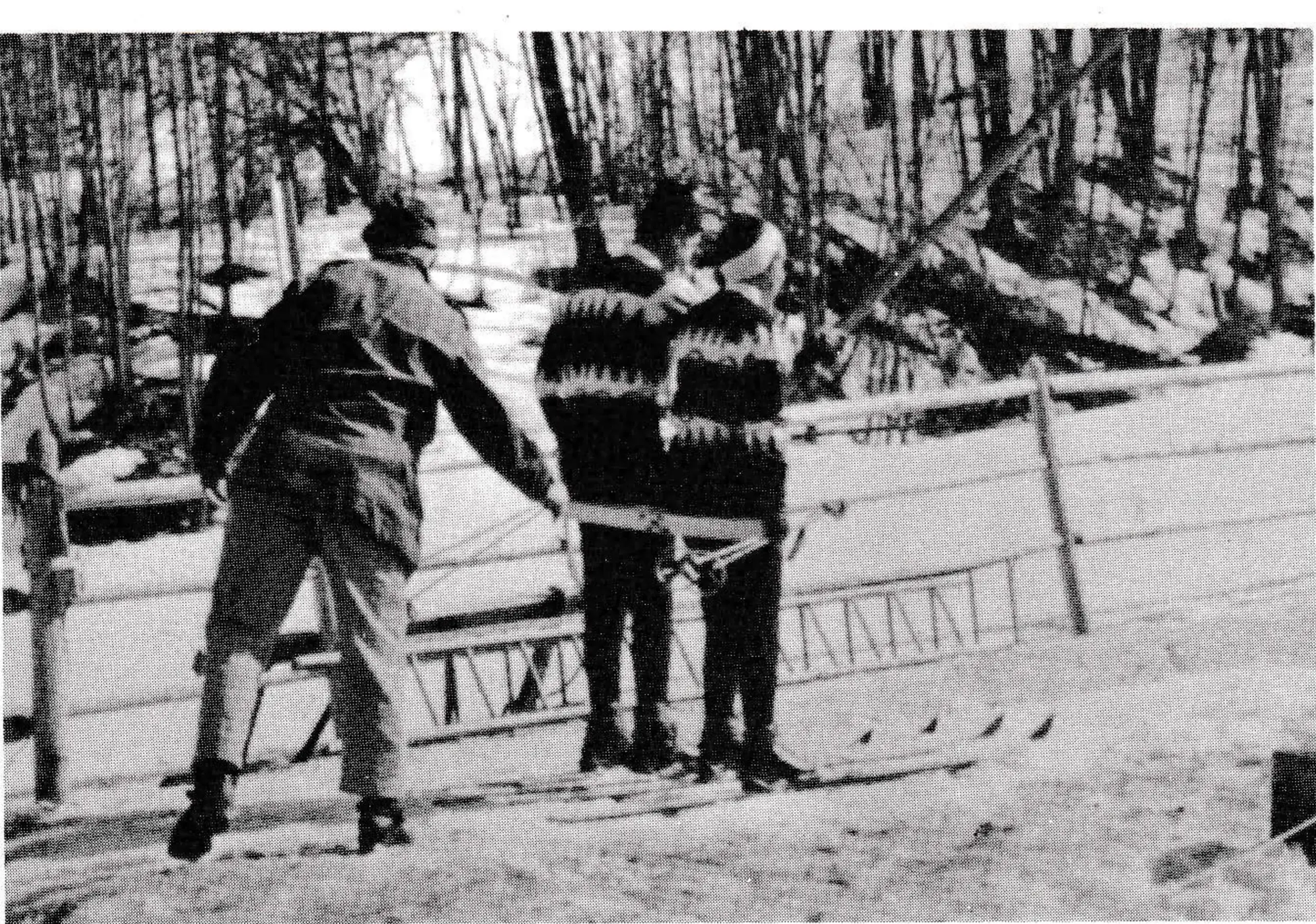 Surface lift at capacity requires operator and attendant (Hall Ski-Lift Photo)