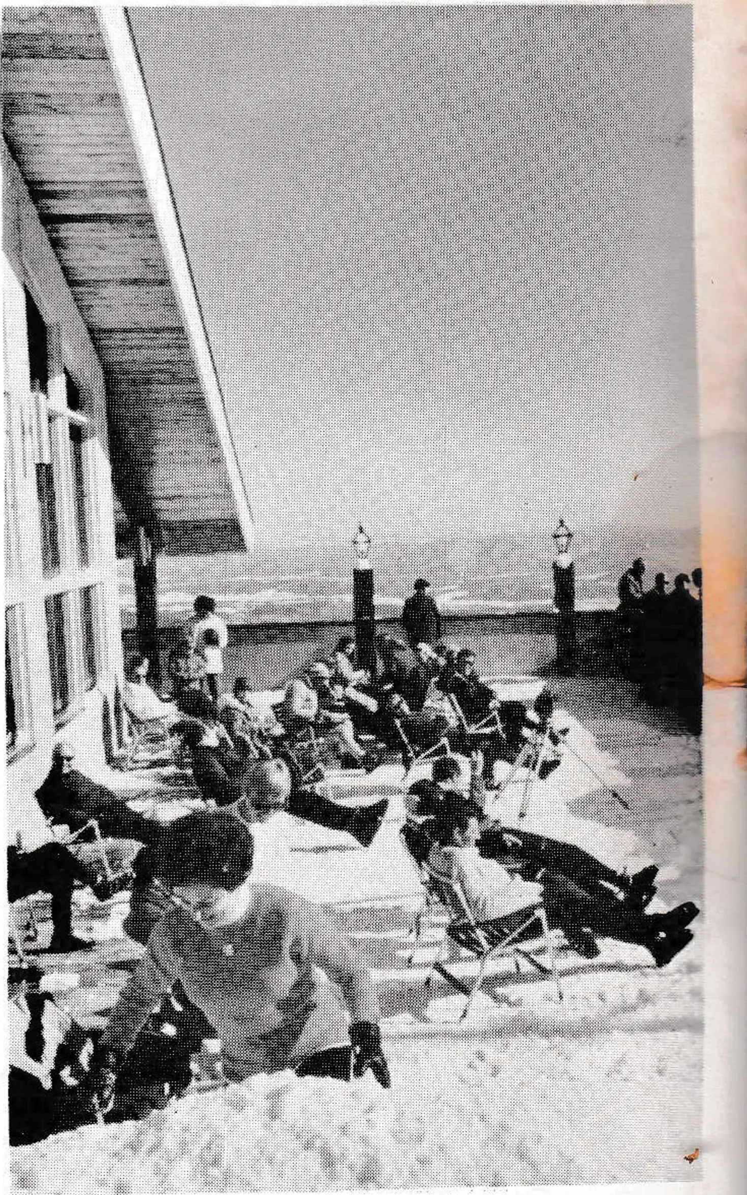 “Incredible views of rolling mountains and valleys . . .” Obviously a case of caption-writer's wishful thinking. Are these people having a good time?