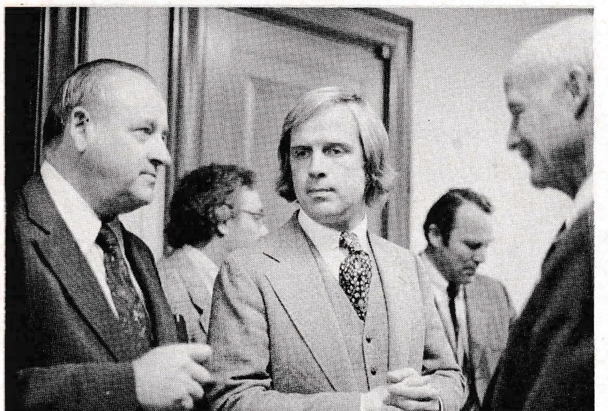 NSAA Washington Counsel Hartzog (left) with Garry Mitchell and Darcy Brown