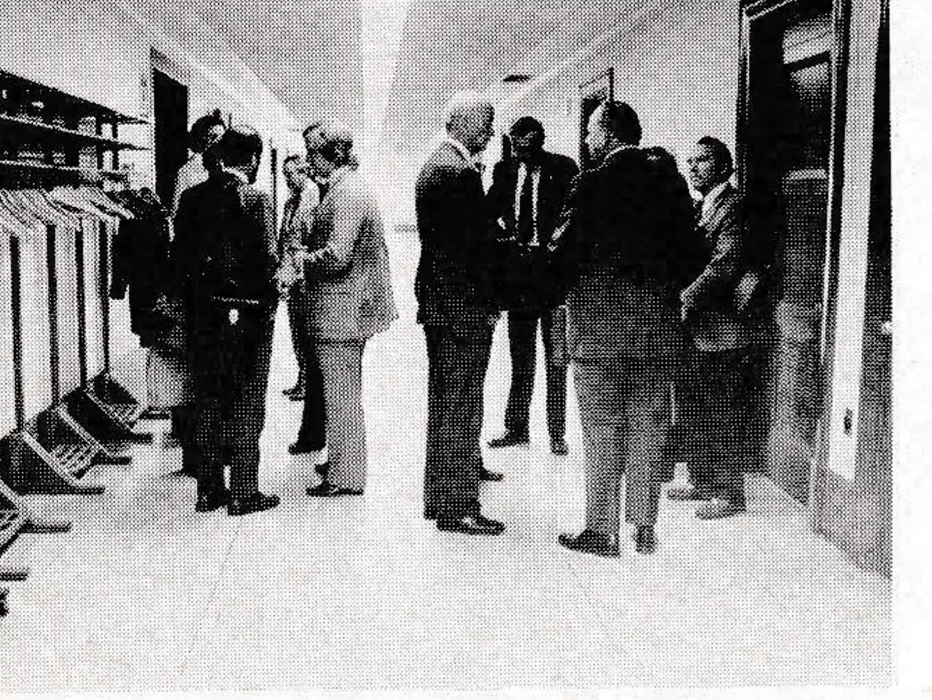 Huddling in corridors is traditional