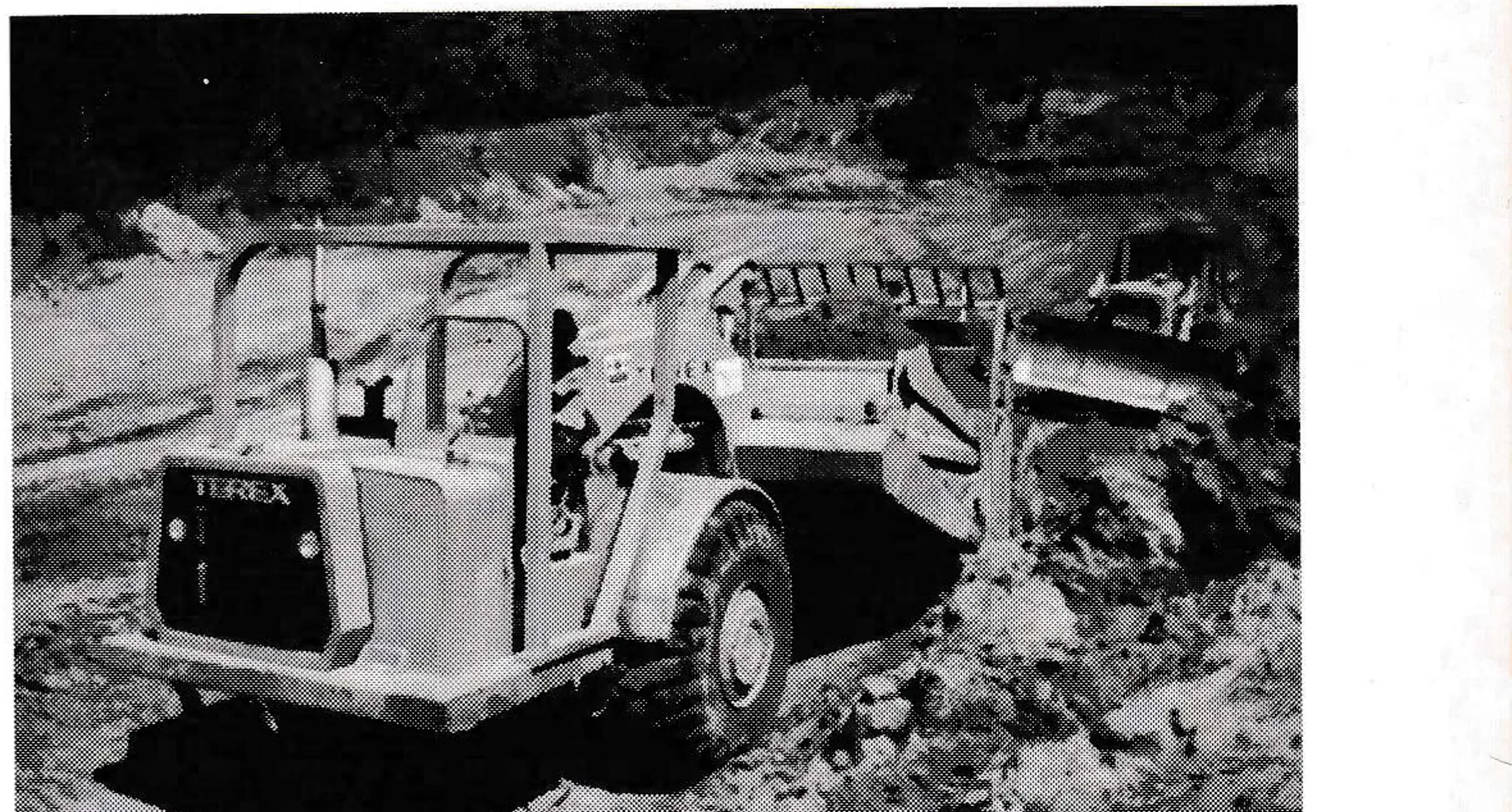 Terex earth movers, carrying 20 yards at a clip, moved 200,000 cubic yards to the top, at a rate of 6,850 per day.