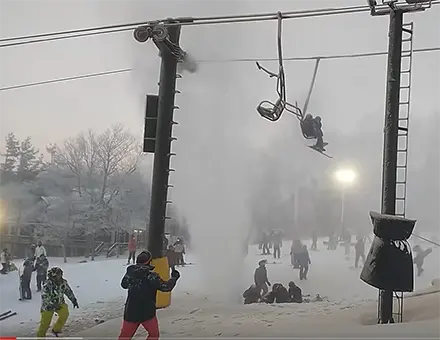 Snowmaking Pipe Ruptures at Beech Mountain, Two Guests Injured