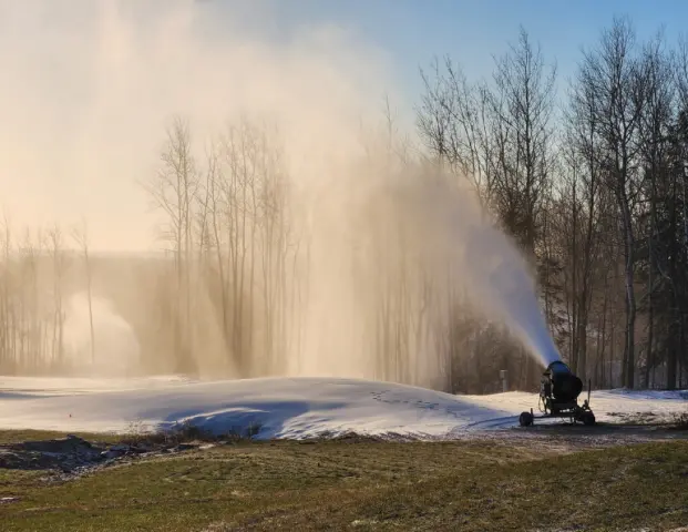 Making Snow The Cross-Country Way