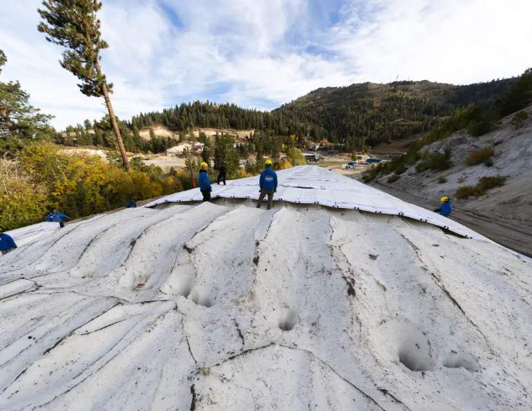 Storing Snow Through the Summer