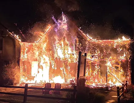 Sugarbush Resort Fire