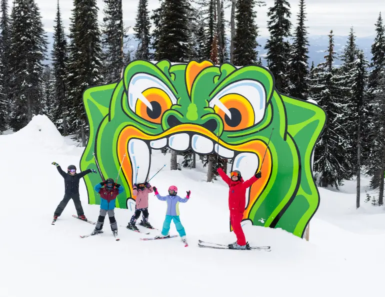 Ogopogo run Credit Big White Ski Resort
