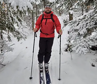 Yannick Brosseau Skiiing