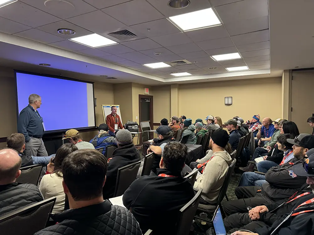 Dave Moulton Mountain Guard And Biran Heon Sunday River Presenting On Writing Quality Assurance Programs For Your Lift Maintenance Programs
