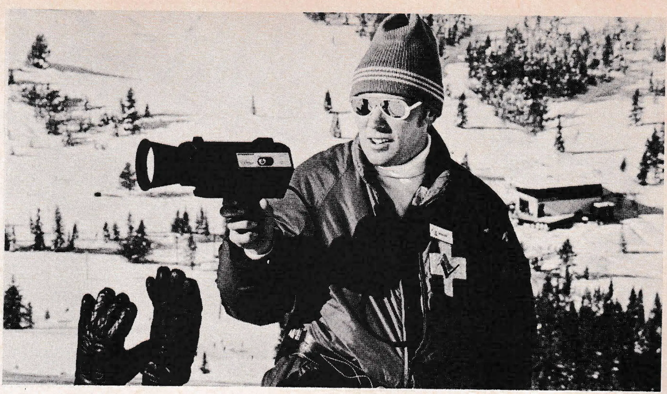Zappp! Vail patrolmen will be targeting on area speed freaks this season. The enforcer? This portable speed timer developed by Vail local Jack Fritzleand.