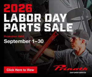 Labor Day Parts Sale Menu & Card