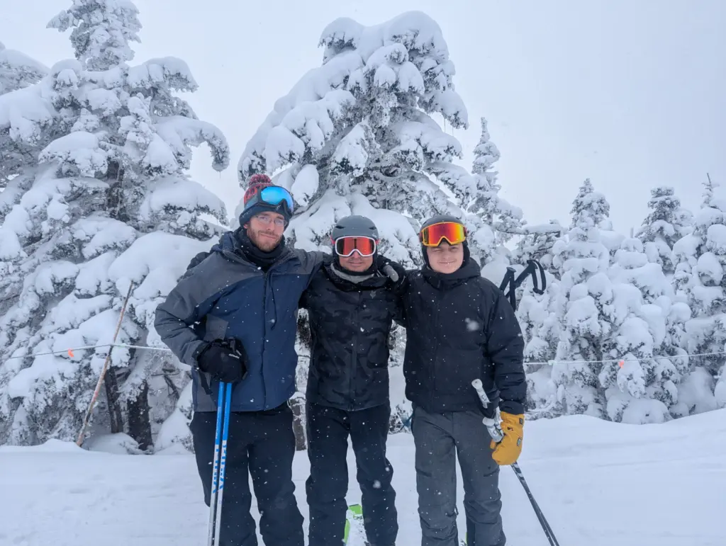 The Team From Catamount And Berkshire East Testing Product During The First Tracks Breakfast Event