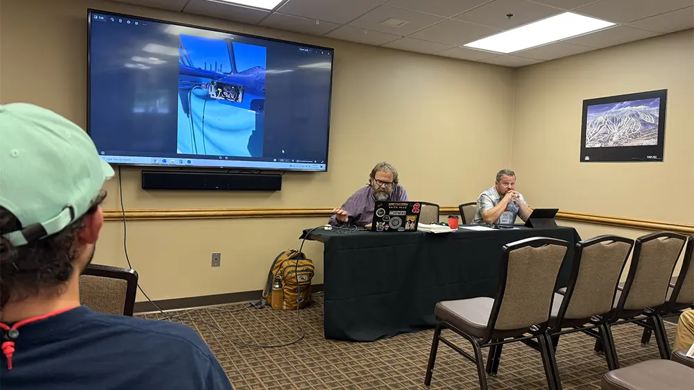 Andy Pierce AP Electric And Scott Shanaman Lost Valley Maine Discuss Used Lift Installations